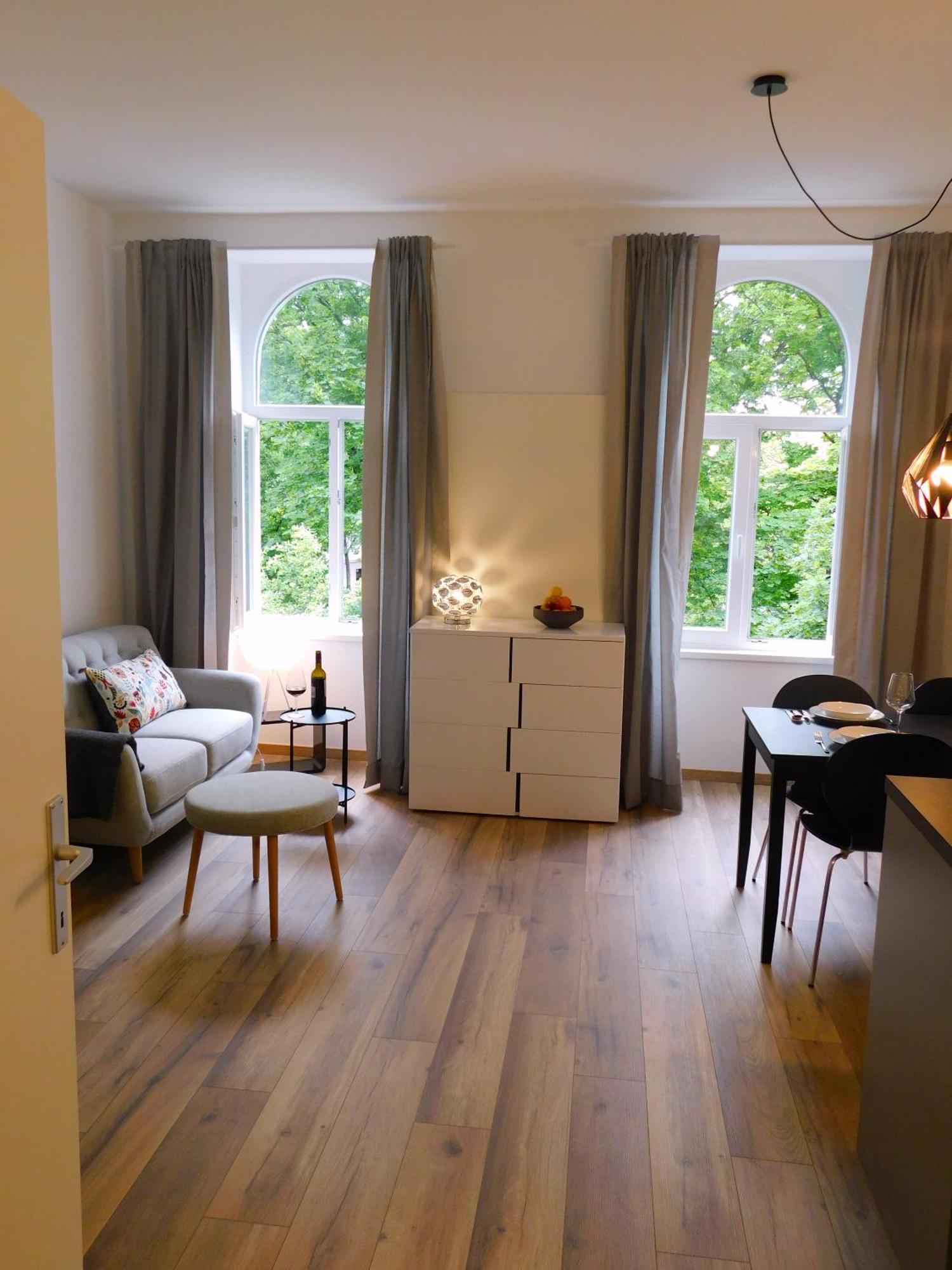 Max, Ruhige Sonnige Wohnung In Praternahe Bécs Kültér fotó